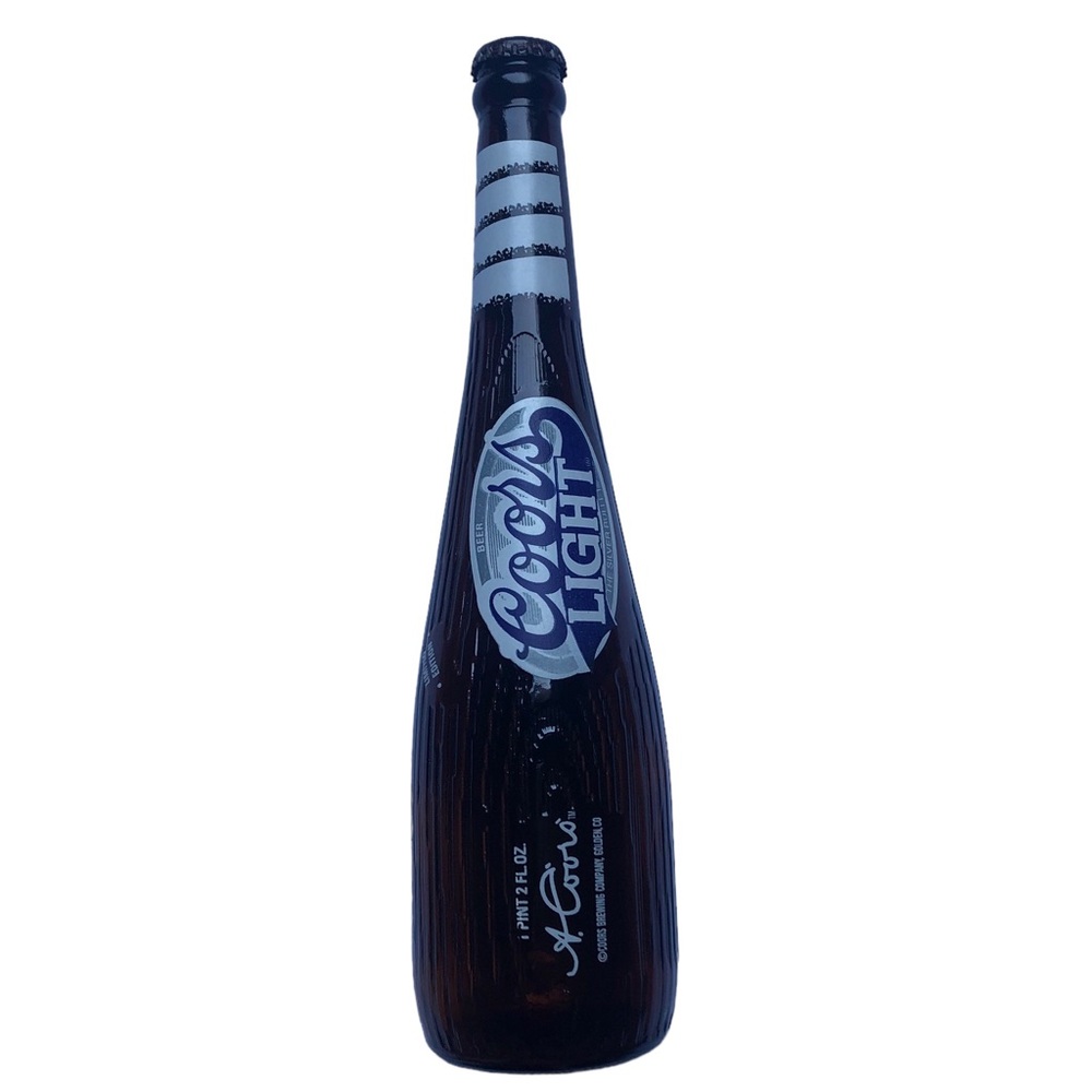 Vintage Limited Edition Coors Light 18oz Baseball Bat Beer Bottle